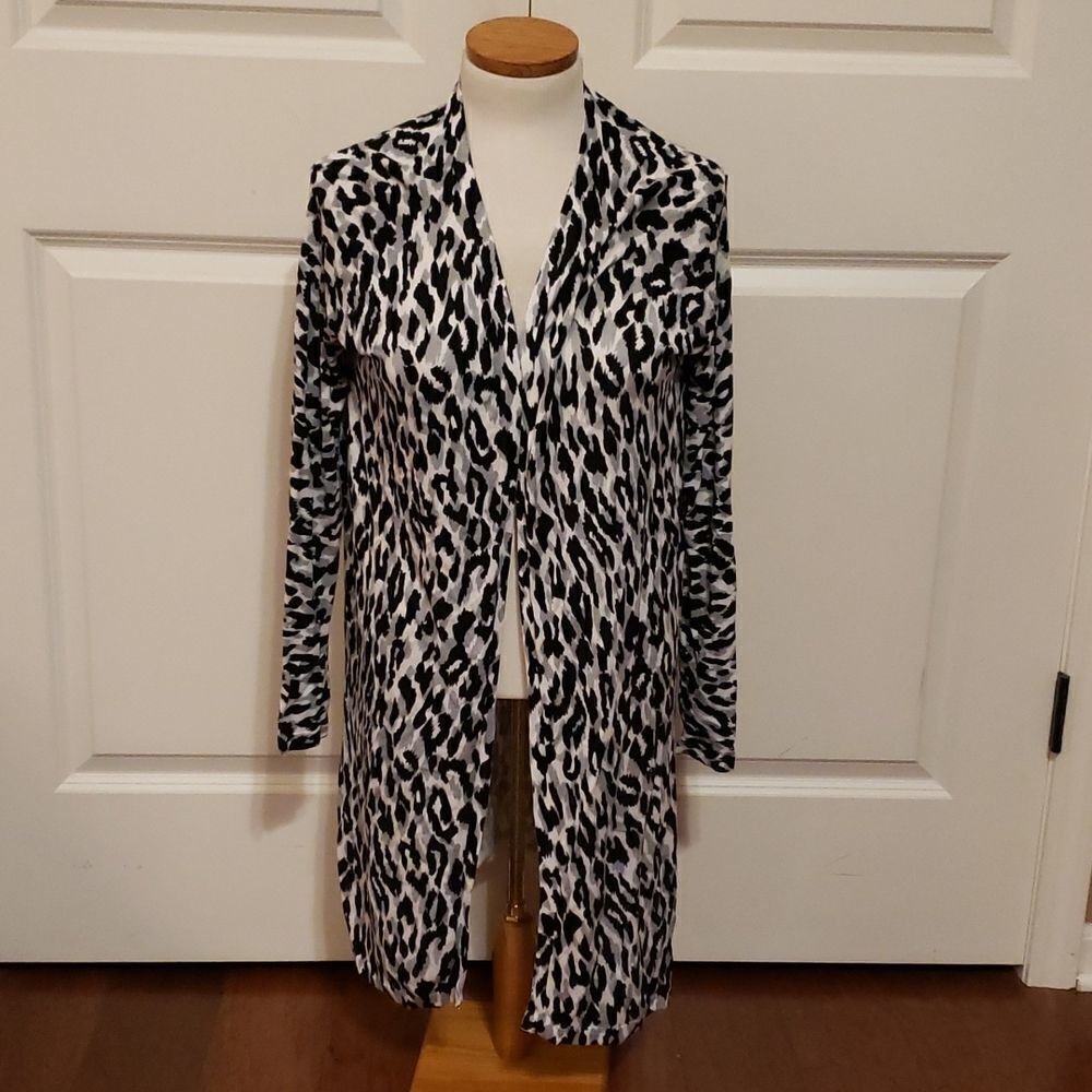 Sweet Romeo Leopard Cardigan